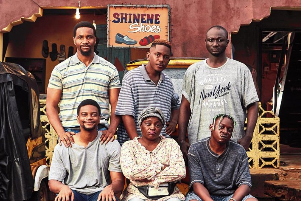 An image from 'A Tribe Called Judah' showing six people looking at the camera, three are on chairs, three are standing.