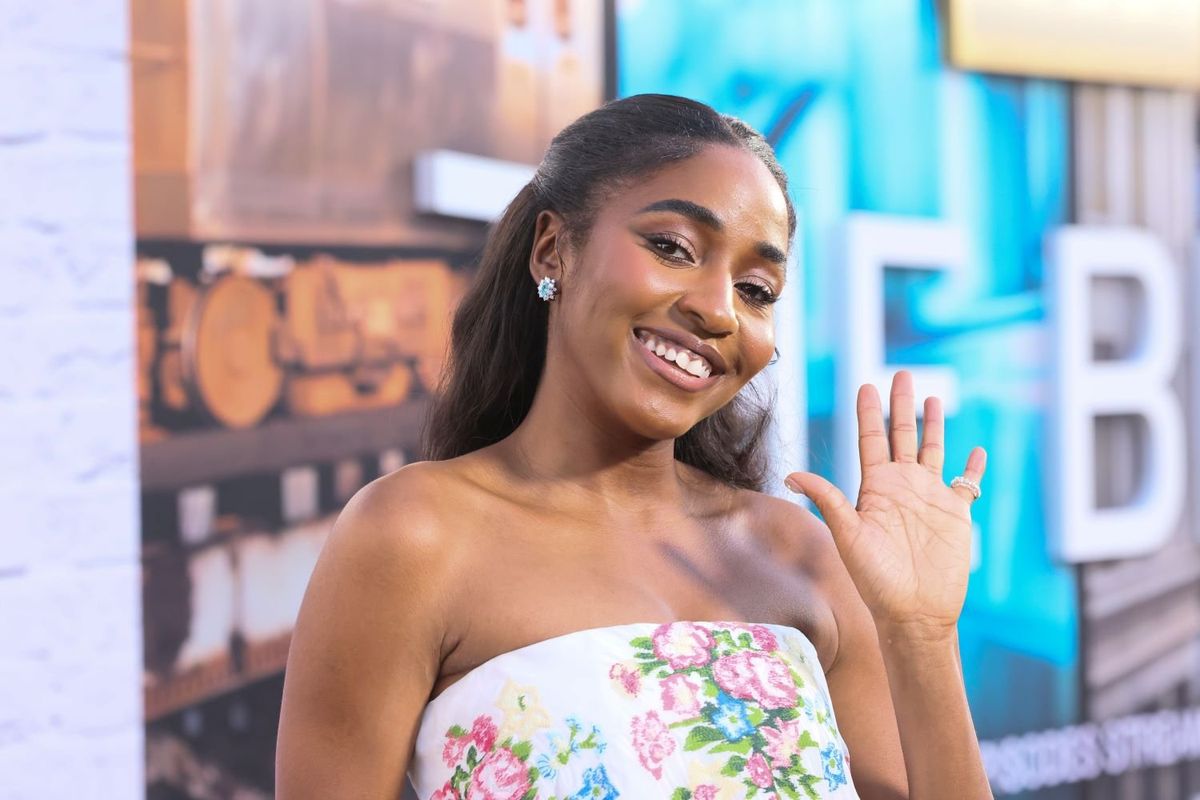 Ayo Edebiri attends FX's "The Bear" season 3 premiere at El Capitan Theatre on June 25, 2024 in Los Angeles, California.