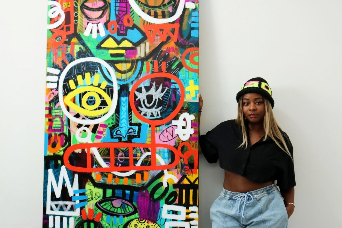 Zimbabwean artist Charmaine Chanakira.